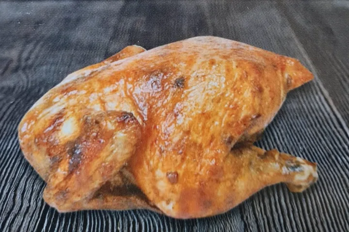 Gegrilde halve haan
